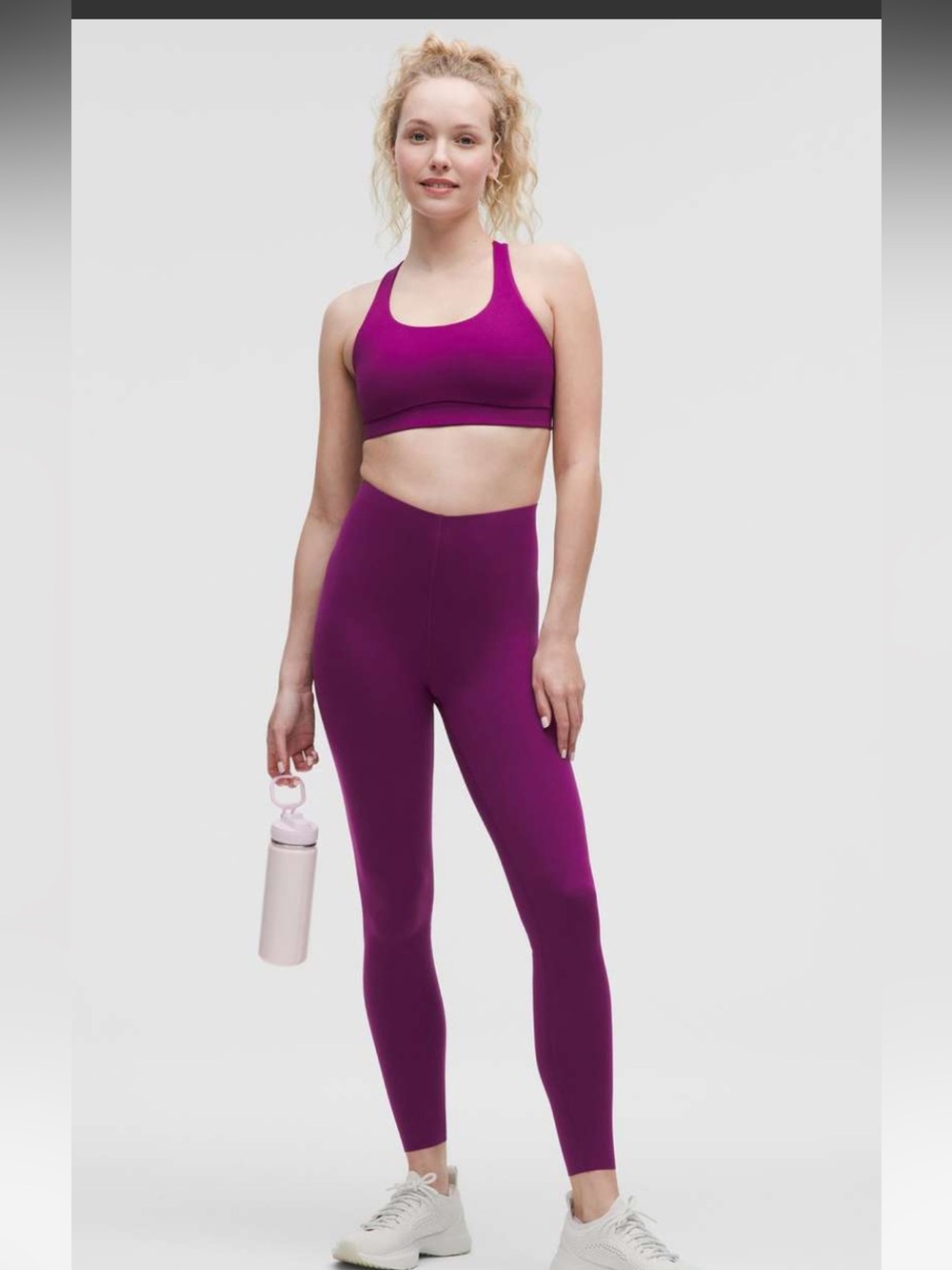 135. Lululemon Glow Up Super-High-Rise Tight 28" Chilled Grape 10 (15” waist)